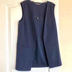 WHBM Navy Blue Vest